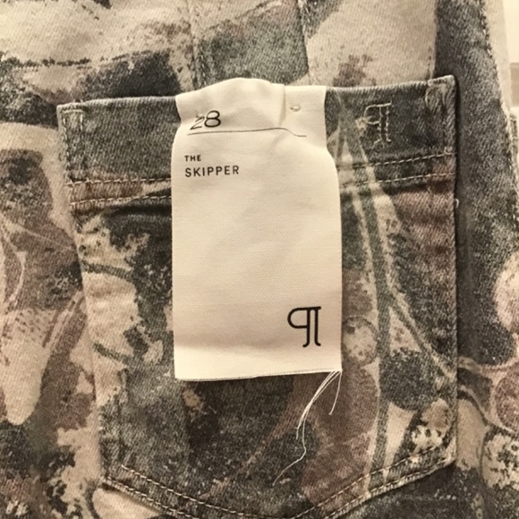 Pilcro Black and Cream Cropped Pants - Picture 4 of 4